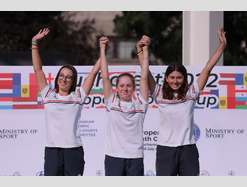 Médaille d'or pour les U18 Filles
La Junior Cup à Bucarest (Roumanie)