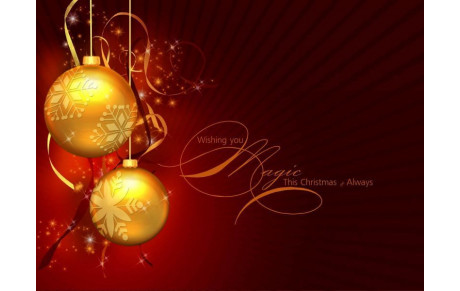 Nous vous souhaitons de Joyeuses fêtes de fin d'année